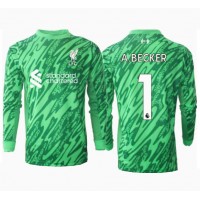 Liverpool Alisson Becker #1 Målvakt Bortatröja 2024-25 Långärmad